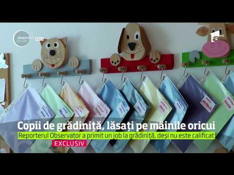 Pe banii lor şi fără să ştie, sute de părinţi îşi lasă copiii pe mâinile unor aşa-zise educatoare