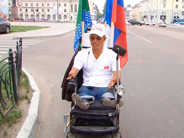 50 километров на инвалидных колясках