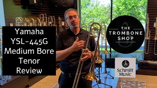 Video thumbnail for MEDIUM BORE MADNESS!  Yamaha YSL-445G Medium Bore Tenor Trombone Review by Schmitt Music Trombone Shop