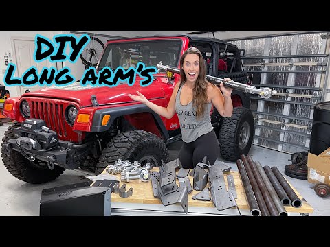 Installing DIY Long Arms on My Jeep Wrangler!