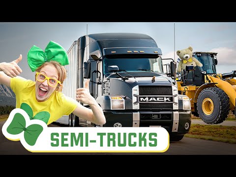 FULL EPISODE | Semi-Trucks & Big Machines | Season 1 of Brecky Breck's Field Trips