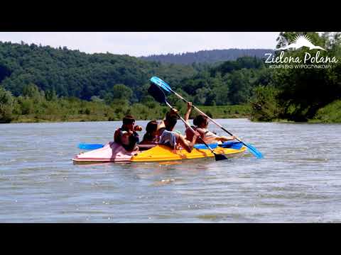Spływy kajakowe Sanem. Kajaki Bieszczady Zielona Polana