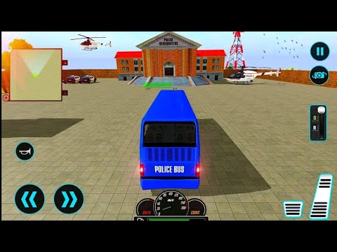 Us Police Bus Mountain Driving Simulator - Android Gameplay