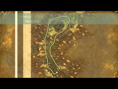 WoW Cataclysm Herbalism Guide {1-525} (HD)