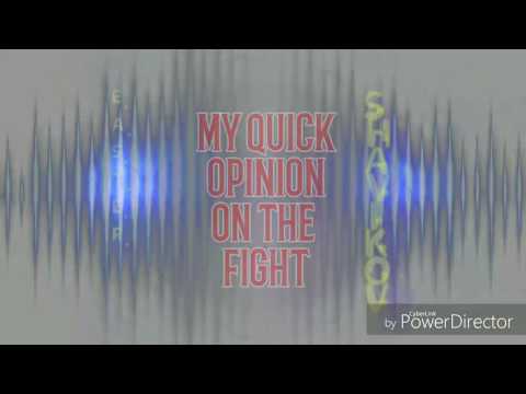 A Few Thoughts on EASTER/SHAFIKOV FIGHT.(LDBC)