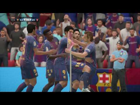 FIFA 18 ROAD TO DIVISION 1 PART 15 - BARCELONA VS ARSENAL - FIFA 18 Online Seasons Gameplay