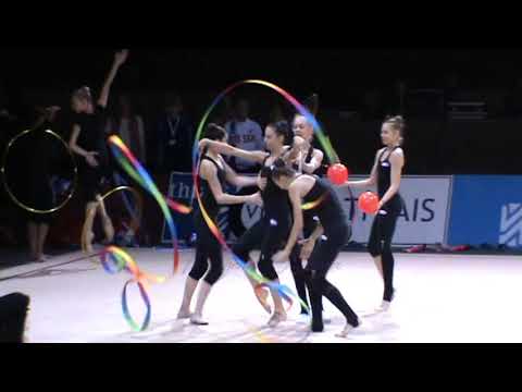 RUSSIA 3 balls 2 ribbons - 2014 Thiais podium trainings
