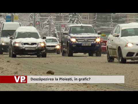 Deszăpezirea la Ploiești, în grafic?