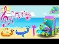 Sea Arabic Alphabet Song Cartoon 3D Animation With Battar Hijaiyah Trains For Children And Kids