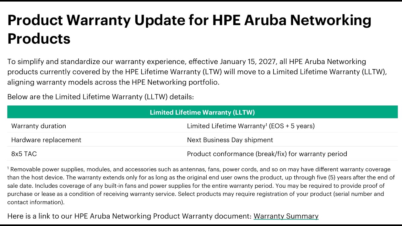 HP redefines lifetime to 5 years on products ALREADY SOLD!