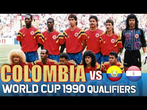 Colombia World Cup 1990 Qualification All Matches Highlights | Road to Italy