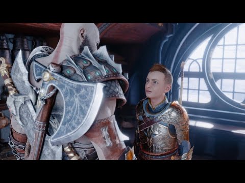God Of War Ragnarok - Atreus Insults Kratos & Transformation Scene  PS4 #godofwarragnarok