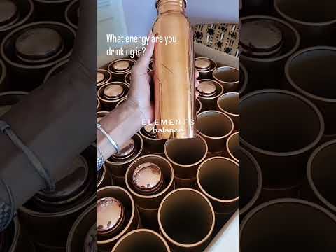 1000ml Copper Water Bottle Gift Set