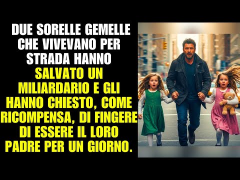 Gemelle senzatetto salvano un miliardario. Chiedono di fargli da padre per un giorno.