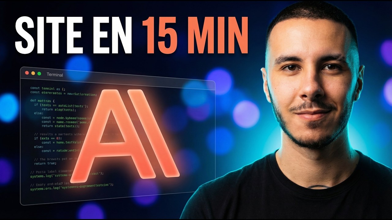 Tutoriel Claude Code - Créer un site web en 15 minutes