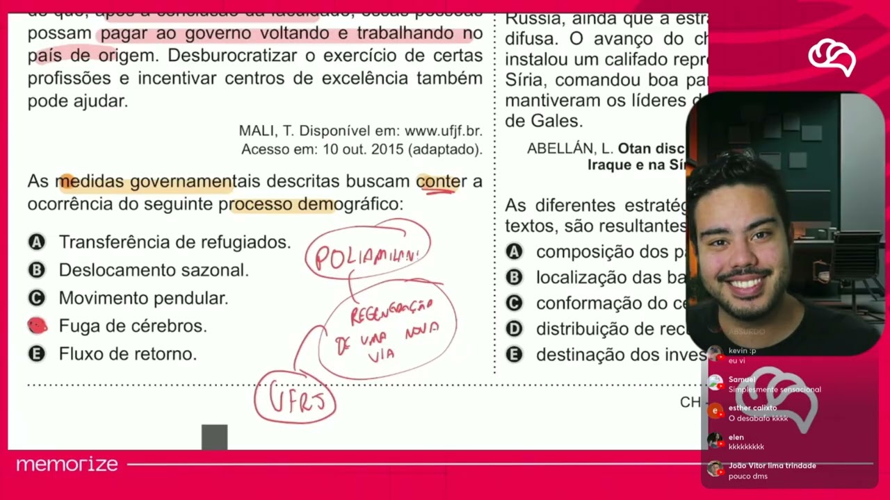 Resolução em Vídeo — Questão 61 ENEM 2019 PPL