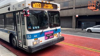 MTA Bus Company: 2011 New Flyer C40LF CNG #512 On The B103 Limited @ Livingston St & Nevins St