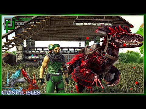 CRYSTAL DEINONYCHUS ARE AMAZING! Crystal Isles Modded 17