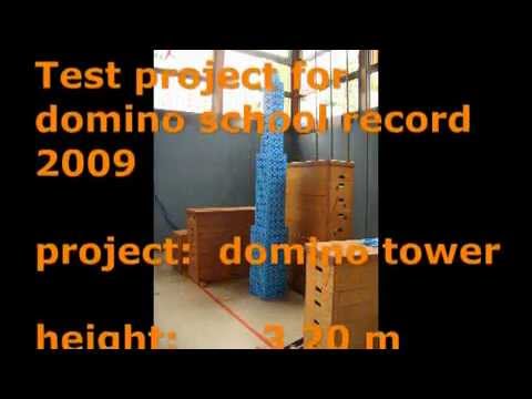 Domino project: tower (height 3,2m)