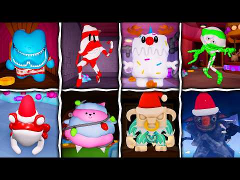 🎄 Taffy Tails ❄️: Christmas Update - ALL New Monsters JumpScares (Showcase)