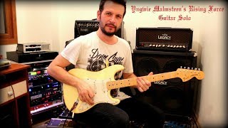 Yngwie J. Malmsteen "Rising Force" Guitar Solo