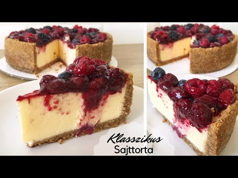 Klasszikus Sajttorta 🍓🧀 - BebePiskóta