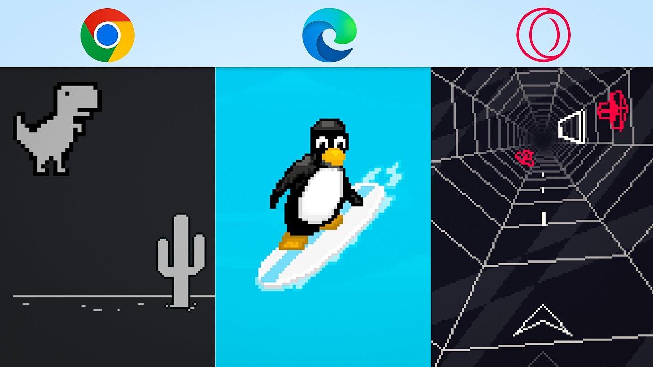 I Played Every Browser’s Hidden Game (2025 edition)