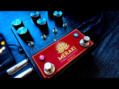Walrus Audio Meraki Stereo Analog Delay Limited Edition - Blacked Out 2023 image 5