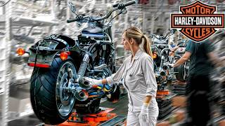Download lagu Inside US Harley-Davidson Factory: Assembly line – Building Motorbikes by hands [step by step] mp3
