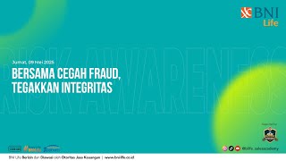 Thumbnail #WEBINAR : RISK AWARENESS - BERSAMA CEGAH FRAUD, TEGAKKAN INTEGRITAS