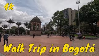 Walk Trip in Bogotá | Colombia [4K] 🚶📹🚕🎨❤️🌏 History, culture, and modern life #walktripl29 #travel