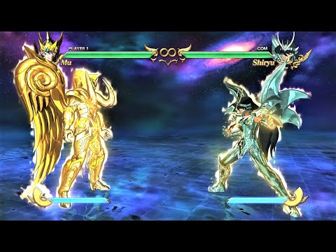Aries Mu God Cloth vs Dragon Shiryu God Cloth (Hardest AI) - Saint Seiya: Soldiers' Soul