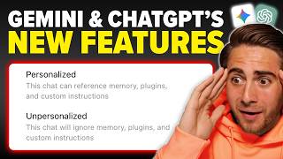 ChatGPT & Gemini’s New Features are CRAZY! (New Settings & Features)