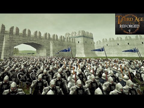 THE GREAT WALL OF RAMMAS ECHOR (Siege Battle) - Third Age: Total War (Reforged)