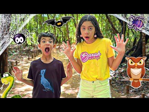 SARAH SE PERDEU NA FLORESTA COM O SEU AMIGO LUCAS ! - Sarah de Araújo