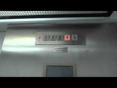 Vintage Dover Hydraulic elevator @ The Car Park Roanoke VA w/ Crapper1