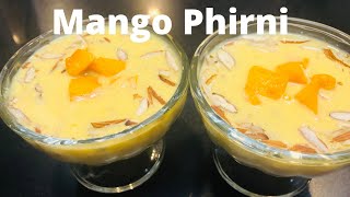 Mango phirni/ Sweet recipe summer special by feastfrommykitchen