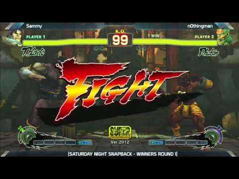 SSF4: n0thingman vs Sammy - Saturday Night Snapback 6.1