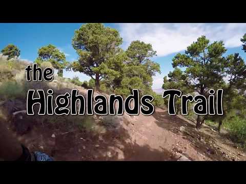 Highlands Trail as       a downhill...