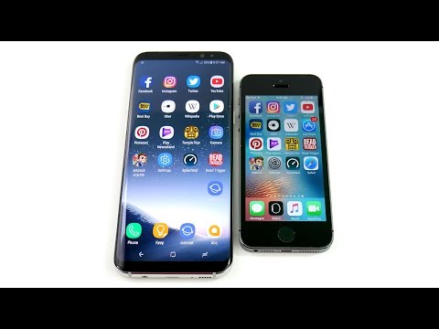 Galaxy S8 Plus vs iPhone 5S! - Speed Test