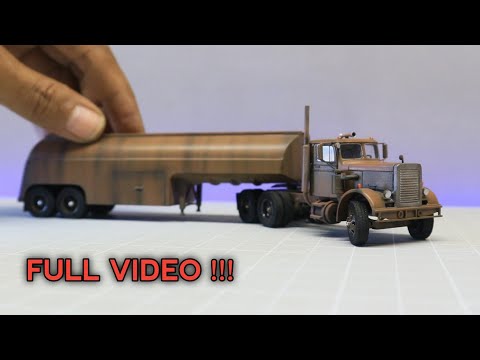 FULL VIDEO!!! making Duel trucks (1971) Peterbilt 281 Handmade