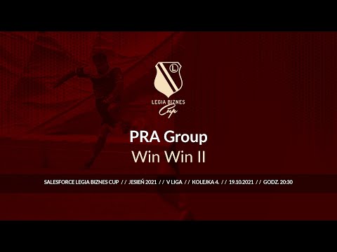 Skrót spotkania PRA Group - Win Win II ( Legia Biznes Cup Jesień 2021 )