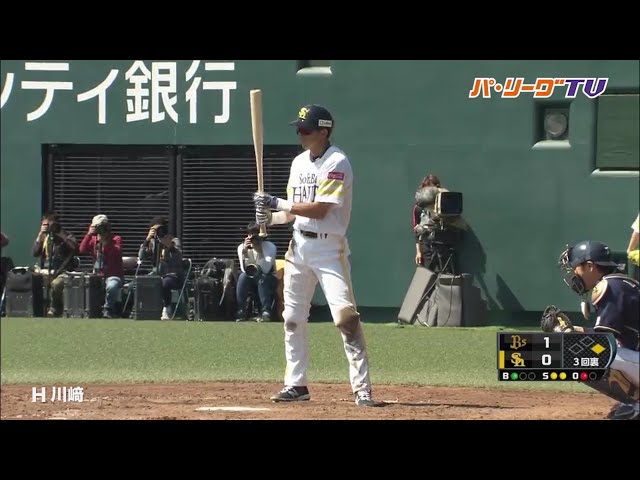 ホークス・川崎 日本復帰戦