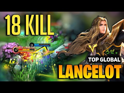 Lancelot Best Build 2023 [ Lancelot Top Global Gameplay ]  ろぜ。  - Mobile Legends