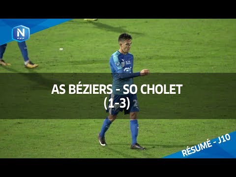 J10 : AS Béziers - SO Cholet (1-3), le résumé I National FFF 2017