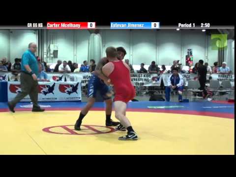 Greco GR 66 KG - Carter Mcelhany vs. Estevan Jimenez