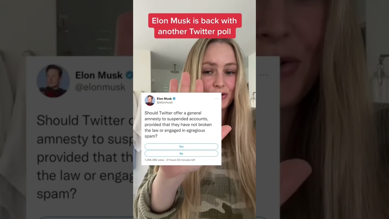 Should Elon Musk allow suspended accounts back on Twitter?