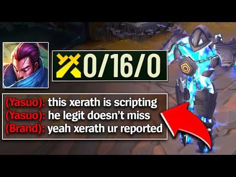 I made this poor Yasuo go 0/16 and what happens next is hilarious... (I GOT REPORTED)