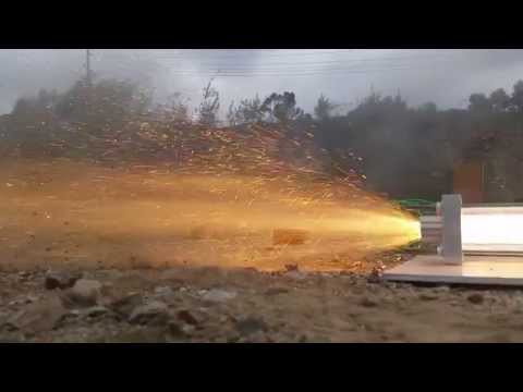 Hybrid Rocket Motor 02 27 2015 acrylic