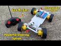 How To Make 4x4 Rc Car With Powerful Steering System Powerful 4x4 Rc Car Kaise Banaye